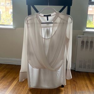 BCBGMaxAzria White Blouse